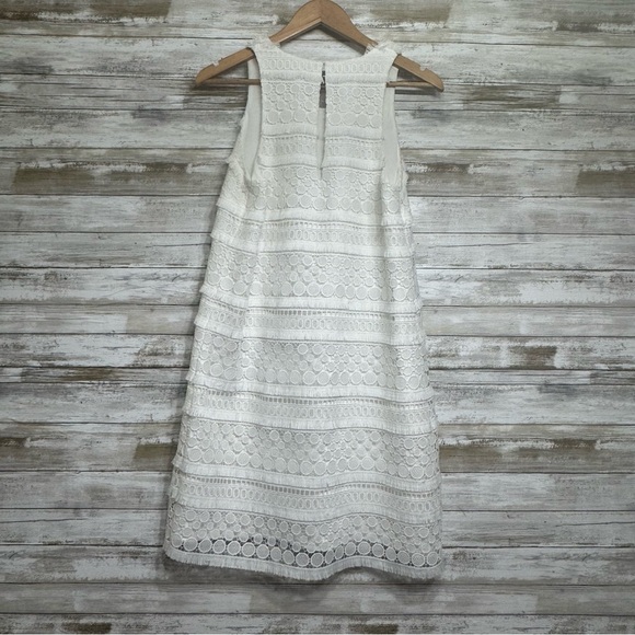 Lilly Pulitzer Women's Anette Shift Mini White Dress Sleeveless size 10 - Picture 7 of 8